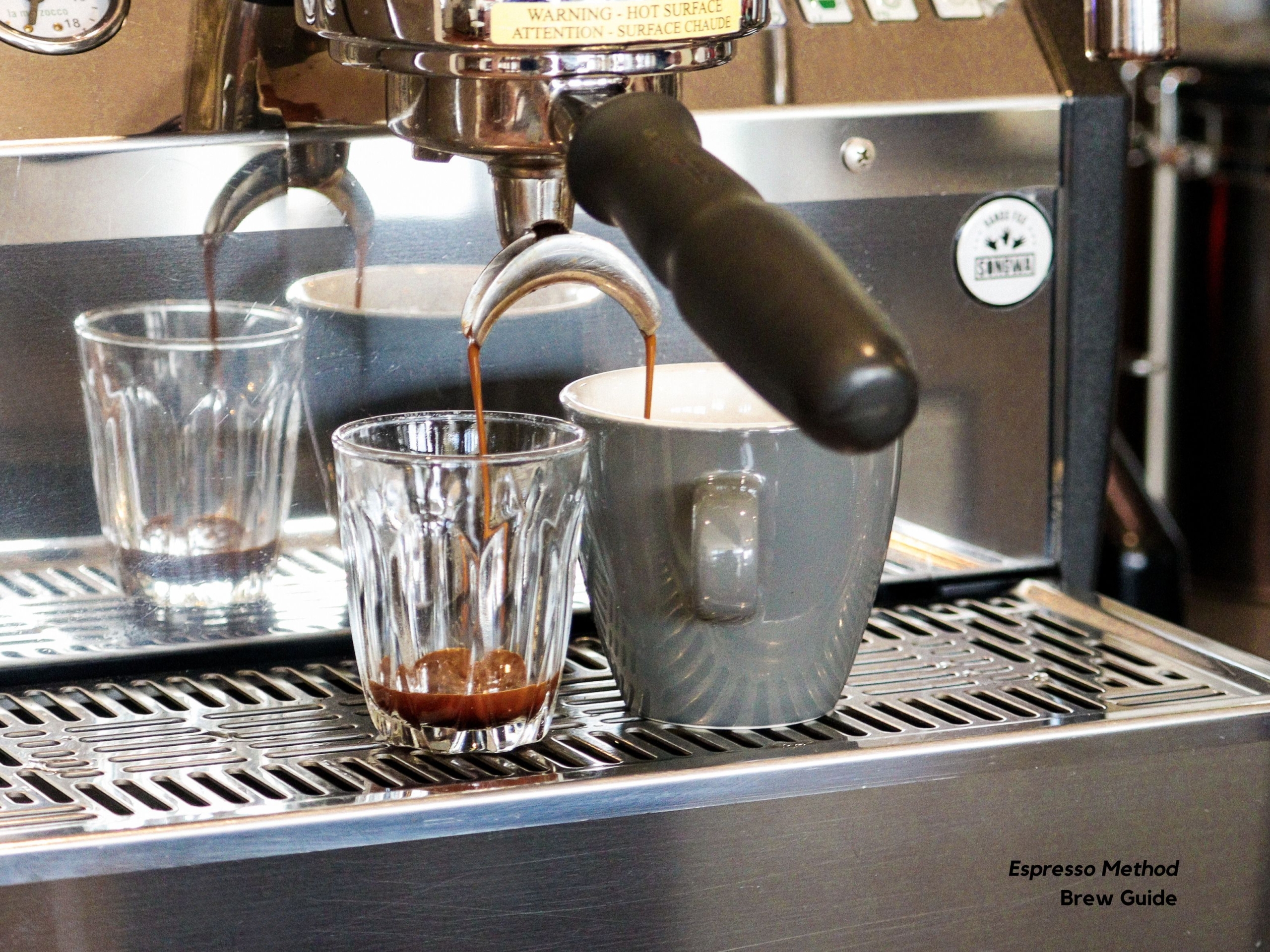 Espresso Shot Being Poured