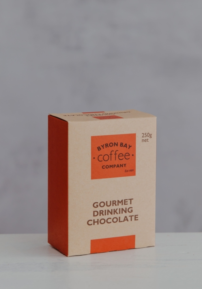 Box of Gourmet Drinking Chocolate Powder