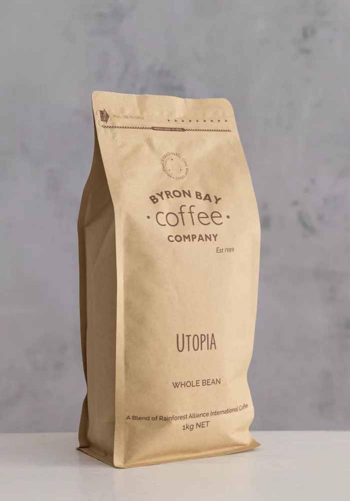 1kg Utopia Rainforest Alliance Certified Espresso Coffee