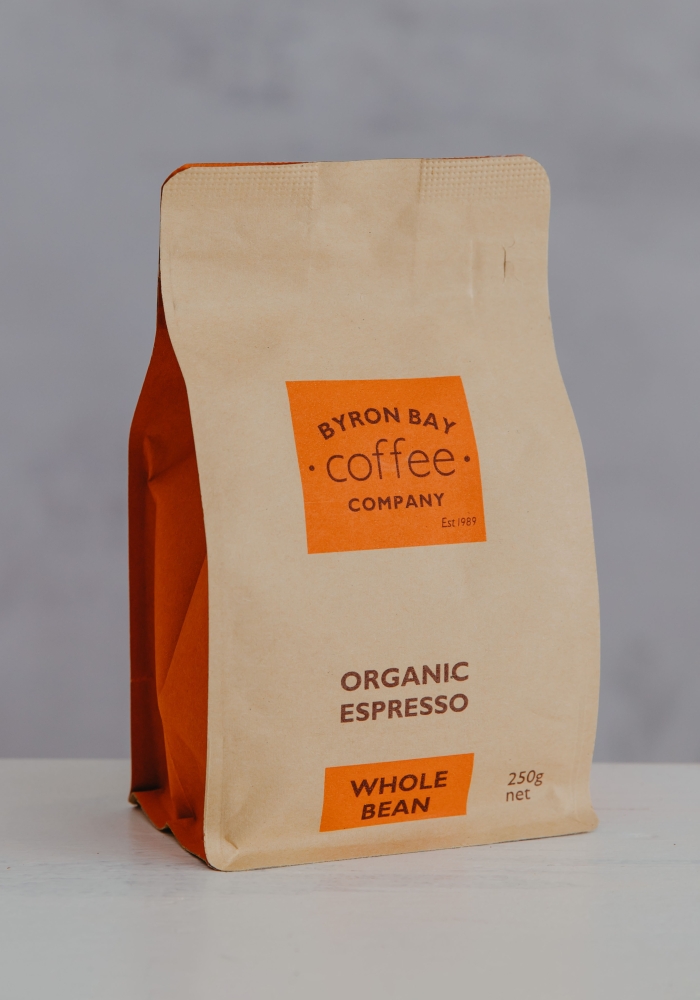 250g Bag of Organic Mycotoxin Free Espresso Coffee