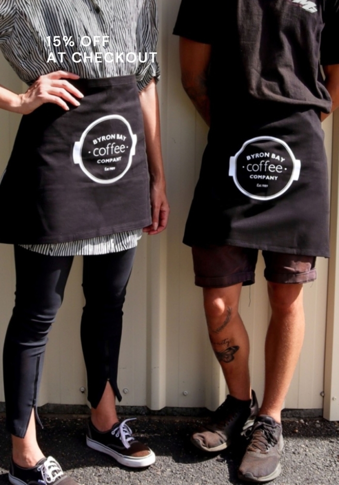 Black cafe Apron