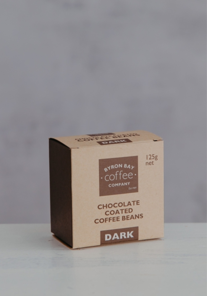 Box of Dark Chocolate Coated Coffee Beans