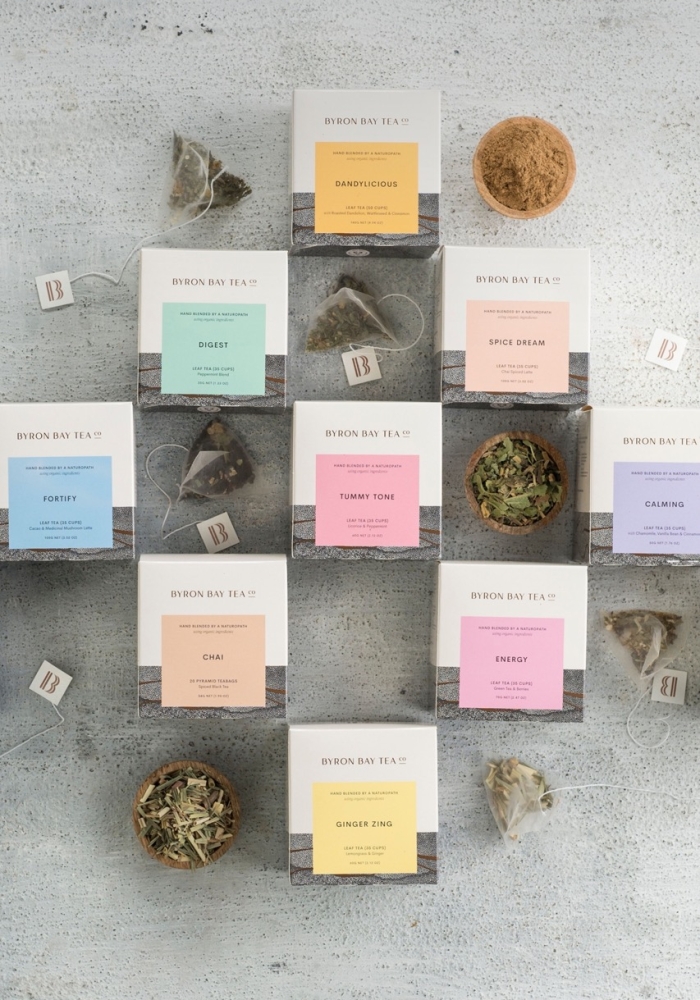 Crunchy roasted coffee beans wrapped in rich dark chocolate. A bold, Byron Bay Tea Company – Herbal Tea Range
