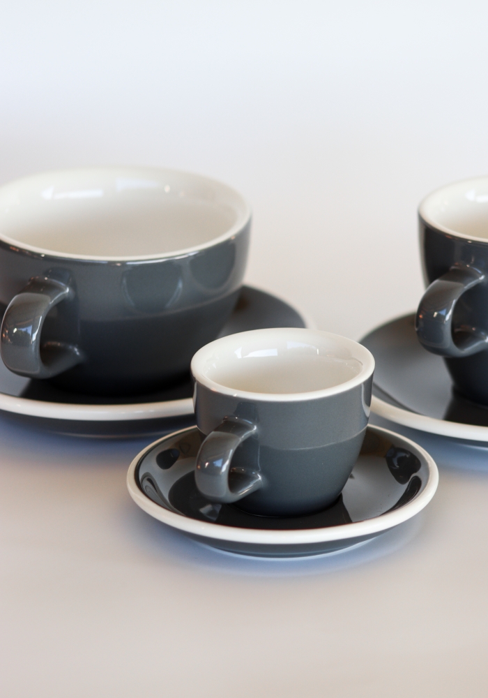 Acme Coffee Cups On Saucers