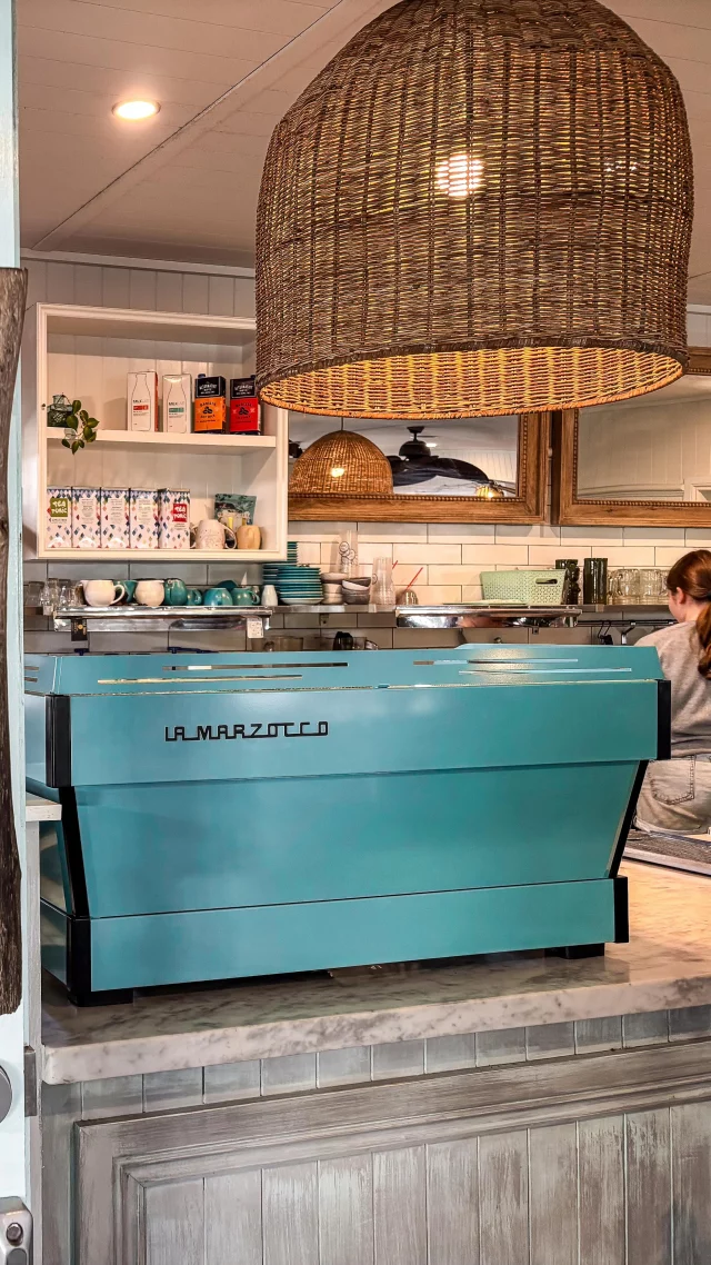 Last week, Simon delivered this epic La Marzocco; freshly painted to match the beautiful blues of @coconutcoffeeterranora ‘s branding 🩵⁠
We love seeing our café partners’ spaces come to life with these special details!⁠
⁠
#lamarzocco #terranoracafe #cafelife #barista⁠